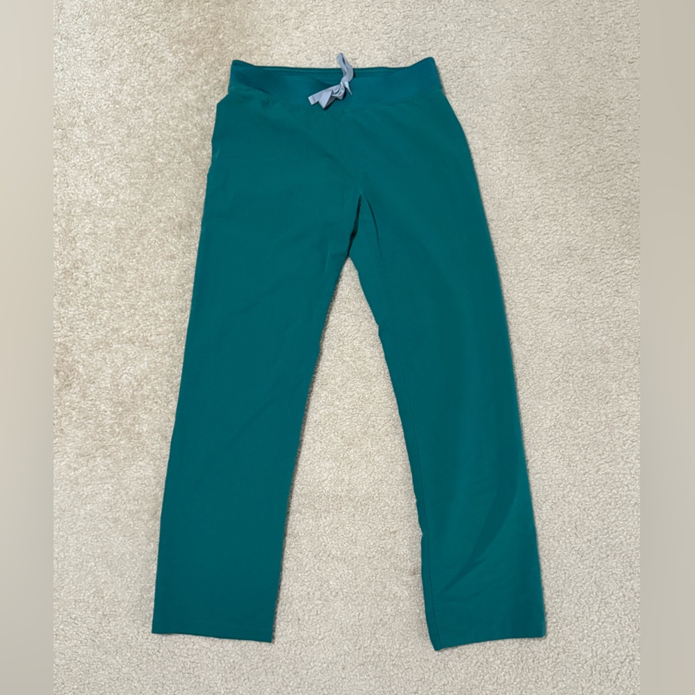 Figs women's Livingston - Basic Scrub Pants - XS - Regular / Hunter Green